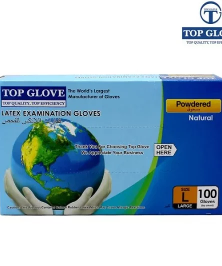 Gant D’examen en Latex Poudre - Matériel Consommable MonPara Maroc