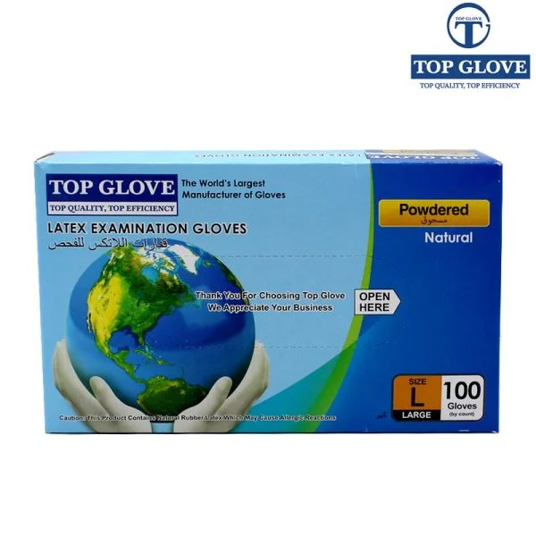 Gant D’examen en Latex Poudre - Matériel Consommable MonPara Maroc