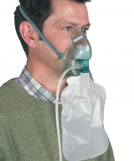 Masque A Oxygen Haute Concentration Adulte - Matériel Consommable MonPara Maroc