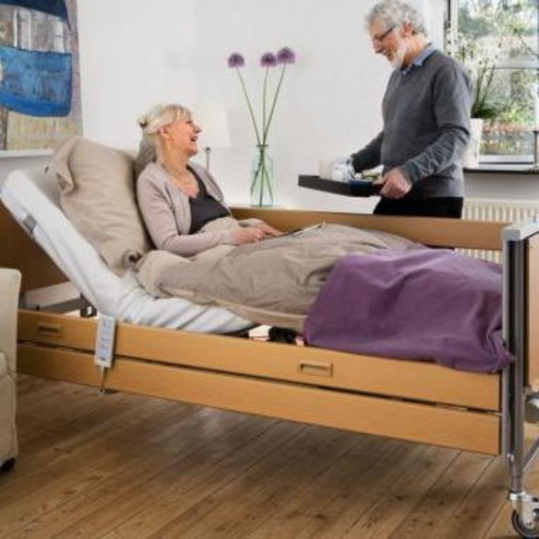 Location lit médicalisé électrique AVEC MATELA - Mobilier Médical MonPara Maroc