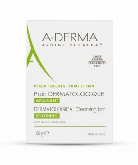 A-Derma Pain Dermatologique Pain dermatologique apaisant les Indispensables 100g