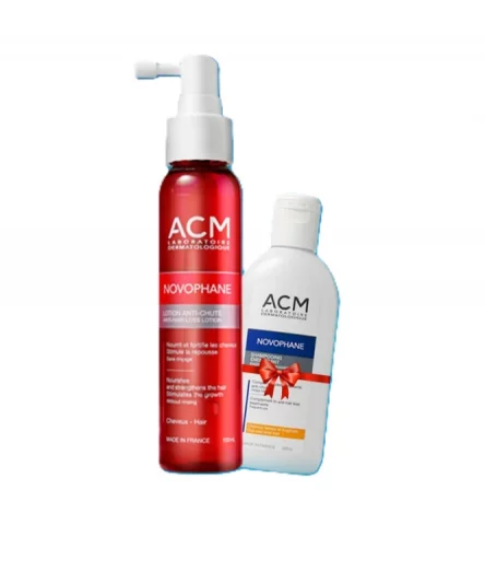 ACM Novophane Lotion anti-chute 100ml + Shampooing Energisant 200ml Offert