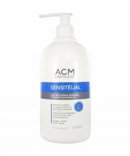 ACM Sensitelial Gel Nettoyant Surgras 500ml