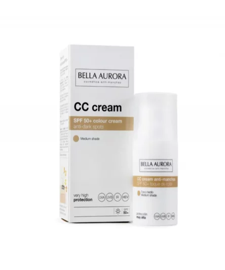 Bella Aurora CC Creme Medium Spf50+ 30ml