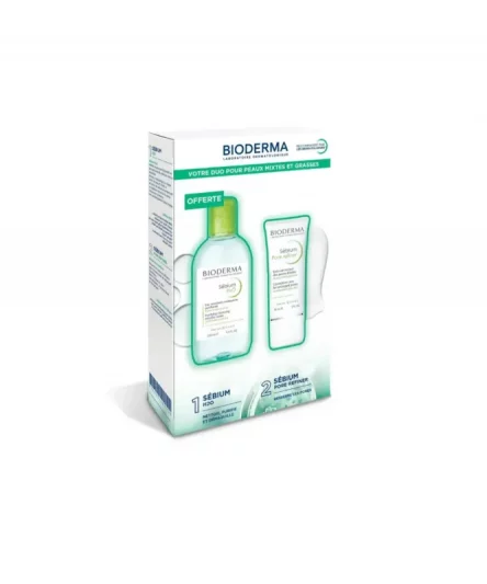 Bioderma Pack Sebium Pore Refiner 30ml + Sebium H2O 250ml Offert