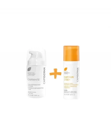 Capiderma Capiwhite HQ 35ml+ Capisun Ecran Invisible Pack