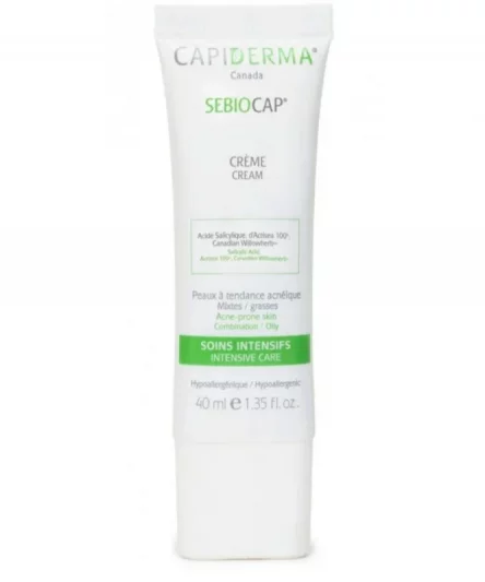 Capiderma Sebiocap Crème anti-inflammation pour peaux à tendance acnéique 40ml