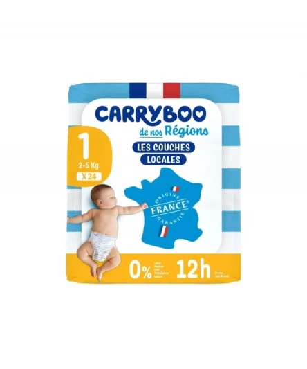 Carryboo Couches T1 2-5kg 24 Unites