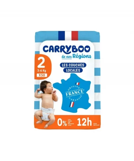 Carryboo Couches T2 3-6kg 50 Unites