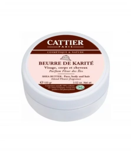 Cattier Beurre de Karite Fleur des Iles 100g