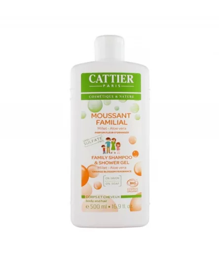 Cattier Moussant familial sans Sulfate 500ml
