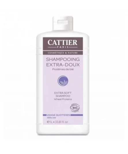 Cattier Shampooing Extra doux Usage Frequent 1l