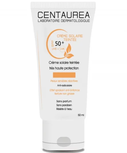 Centaurea Creme Solaire Teinte Claire spf50+ 50ml