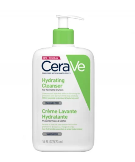 CeraVe Crème Lavante Hydratante Peau Normale à Sèche | 473ml