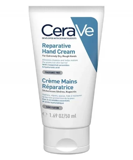 CeraVe Crème Réparatrice Mains Sèches et Abîmées | 50ml