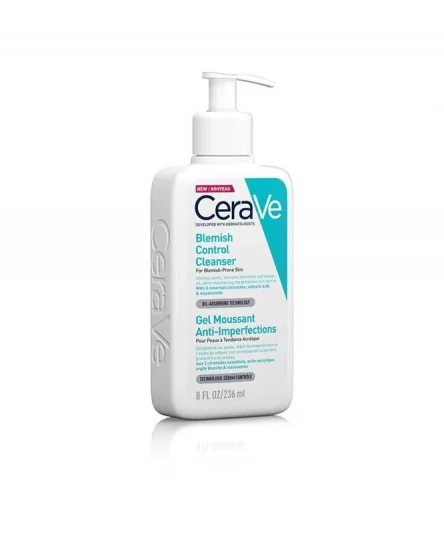 CeraVe Gel Moussant Anti-Imperfections | Peau Grasse à Tendance Acnéique | 236ml