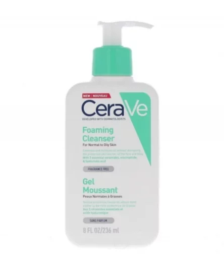 CeraVe Gel Moussant Nettoyant Peau Normale à Grasse | 236ml