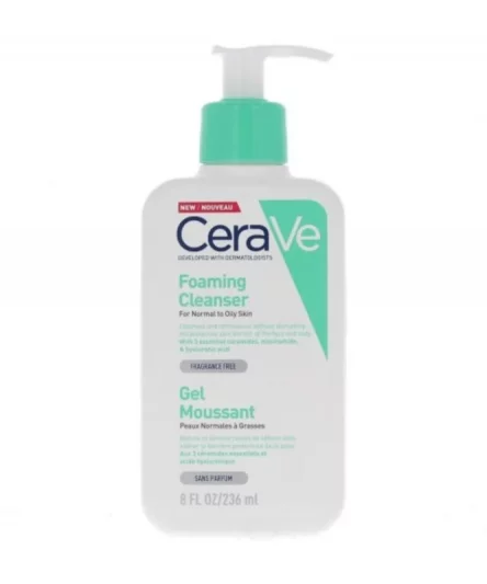 CeraVe Gel Moussant Nettoyant Peau Normale à Grasse | 473ml