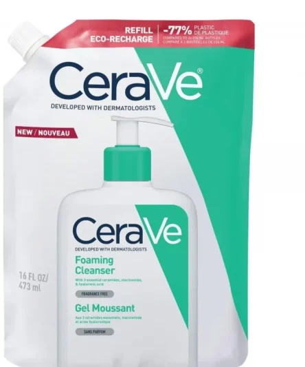 CeraVe Gel Nettoyant Moussant 473ml Recharge