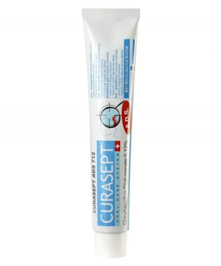 Curasept Ads 712 Dentifrice Gel 0,12% Chx 75ml