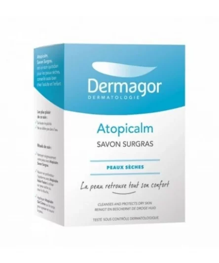 Dermagor Atopicalm Savon surgras peaux sèches 150g