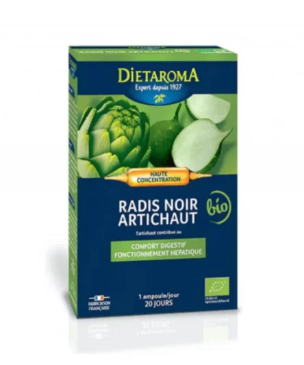 Dietaroma Radis Noir Artichaut 20 Ampoules*10ml