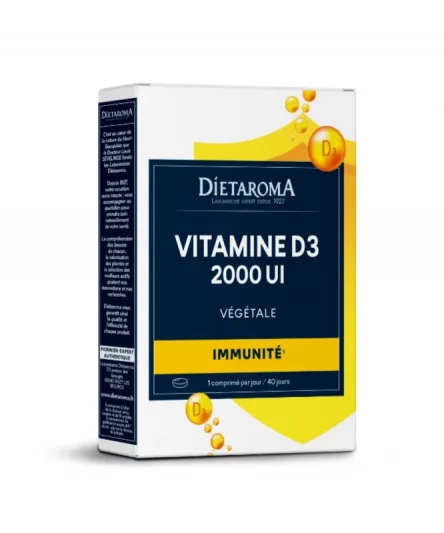 Dietaroma Vitamine D3 2000ui Vegetale 40comprimes
