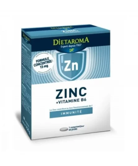 Dietaroma : Zinc & Vitamines B Vitalité 60 Gélules