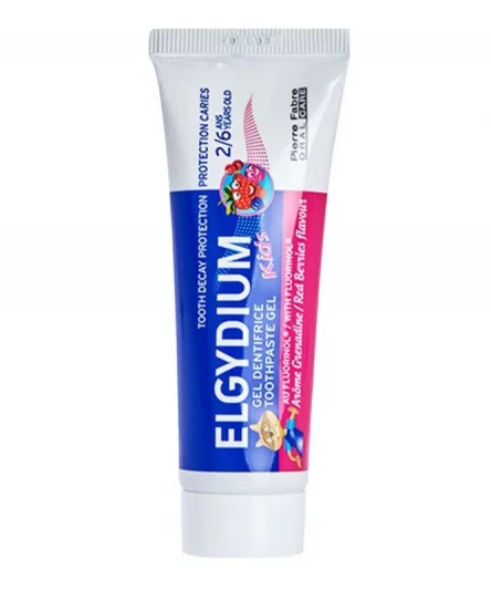 Elgydium Dentifrice Junior Arôme Grenadine 50ml