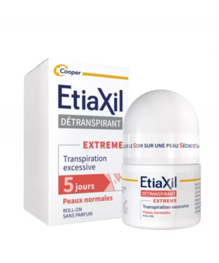 Etiaxil Détranspirant Extrême Transpiration Excessive Peaux Normales 15ml