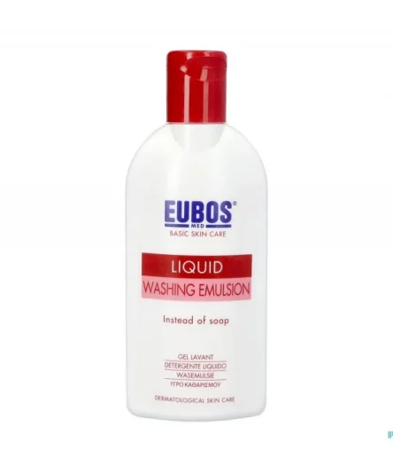 Eubos Med Gel Lavant Dermatologique Rouge au Parfum Hyppoallergénique 200ml
