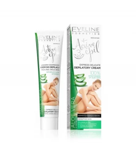 Active Epil Crème Dépilatoire Aloe Vera Peau Sensitive 125ml