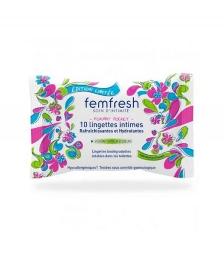 Fem Fresh Lingettes Format Pocket