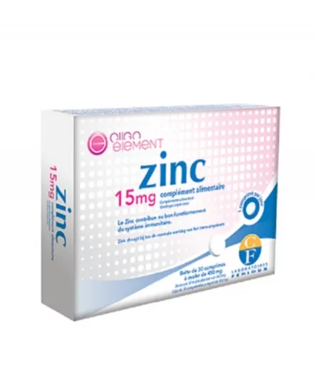 Fenioux Zinc 15mg 30 Comprimés