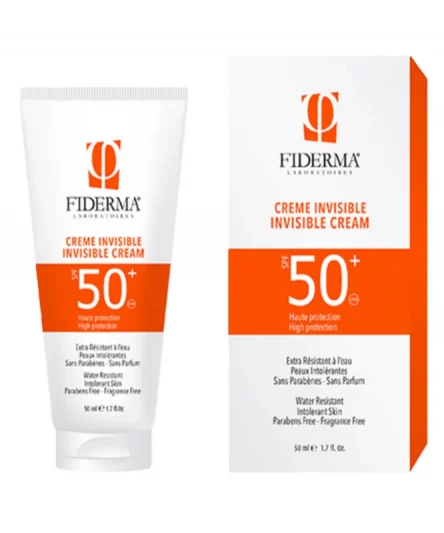 Fiderma Creme Ecran SPF 50 Invisible 50ml