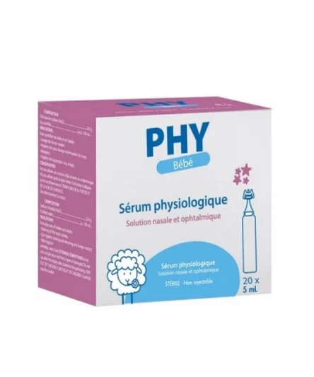 Gilbert Phy Sérum Physiologique 20*5ml