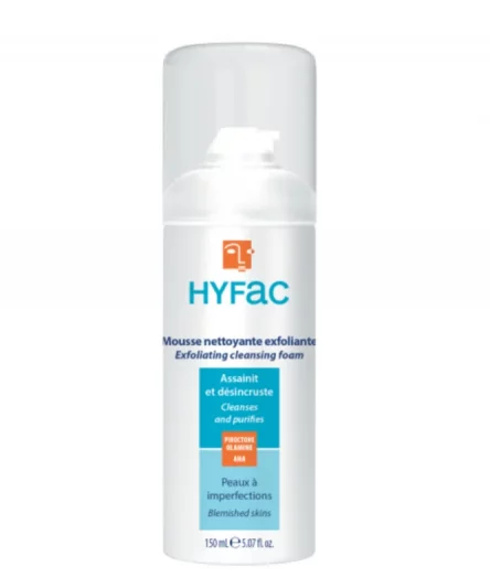 Hyfac Mousse Nettoyante Exfoliante 150ml