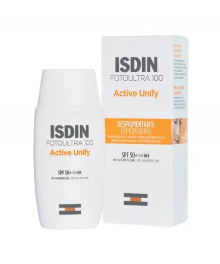 ISDIN Fotoultra 100 Invisible Active Unify 50+spf Transparent 50ml