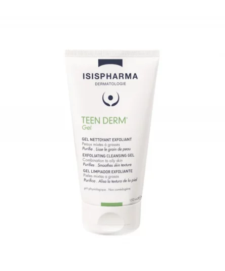 Isispharma Teen Derm Gel Nettoyant Exfoliant 150ml