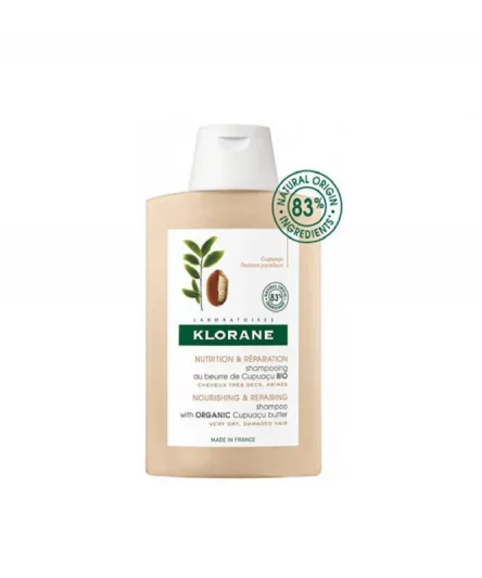 Klorane Shampoing Réparation au Cupuaçu Bio Cheveux très secs 200ml