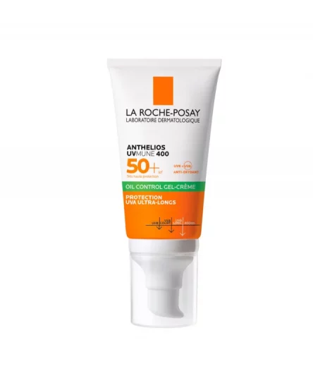 La Roche-Posay Anthelios UV Mune SPF 50+ Anti-Brillance Gel-Crème Toucher Sec Invisible 50ml