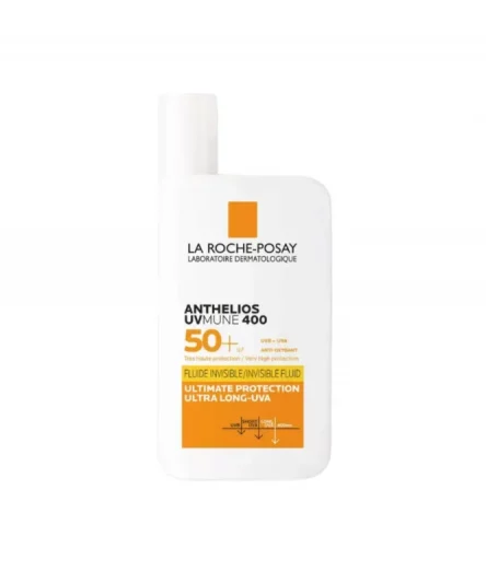 La Roche-Posay Anthelios Uvmune 400 crème solaire fluide invisible | peaux sensibles | 50ml