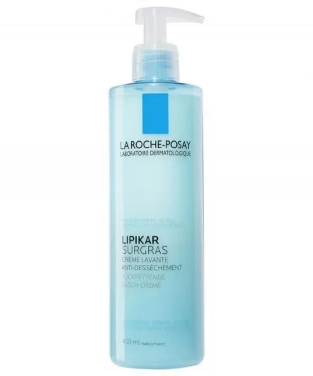 La Roche-Posay Lipikar Surgras Crème Lavante Peau Sensible et Sèche 400ml