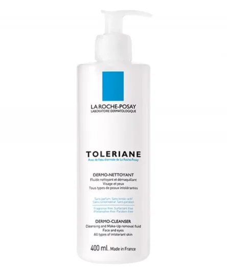 La Roche-Posay Toleriane Dermo-Nettoyant Fluide Démaquillant Peau Intolérante 400ml