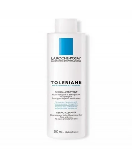 La Roche-Posay Toleriane Dermo-Nettoyant Fluide Démaquillant Peau Intolérante 200ml