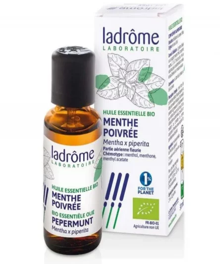 Ladrome Huile Essentielle Bio Menthe Poivree 10ml