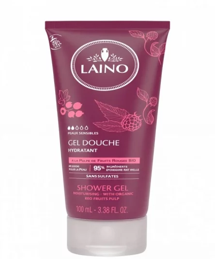 Laino Gel Douche Hydratant Fruits Rouges 100ml