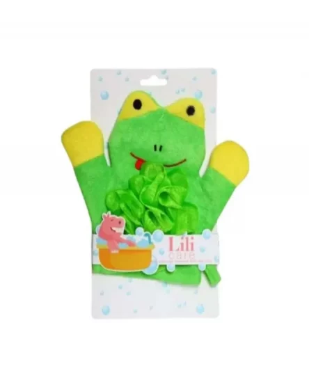 Lili Care Gant Savonnage pour Enfant Grenouille