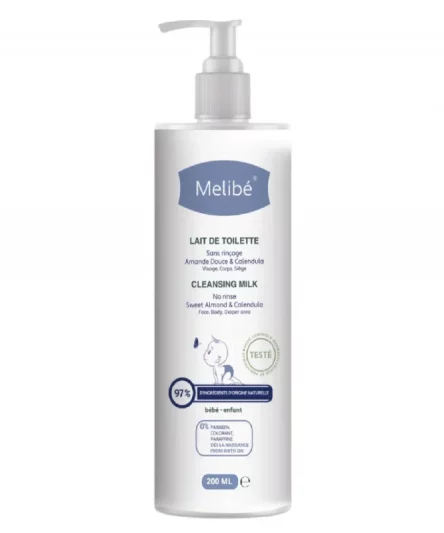 Melibé Bebe Lait de Toilette 200ml