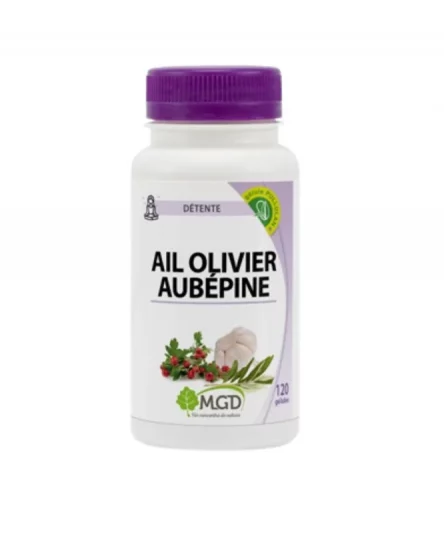 Mgd Ail Olivier Aubépine 120 Gélules